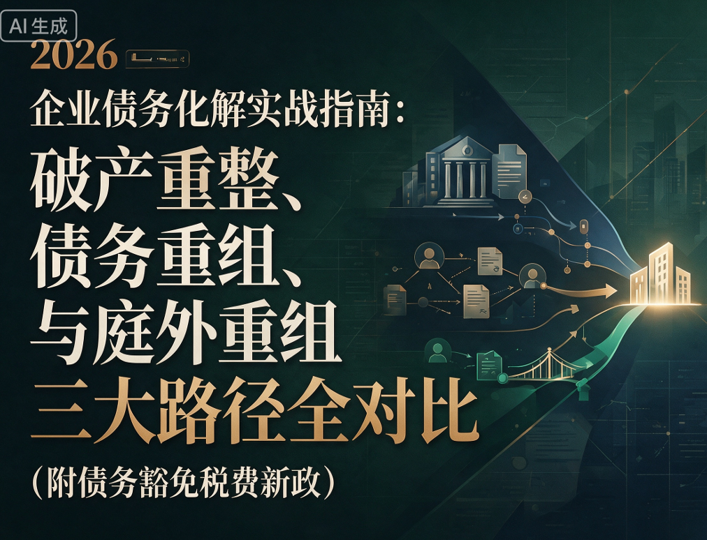 2026企业债务化解实战指南：破产重整、债务重组与庭外重组三大路径全对比（附债务